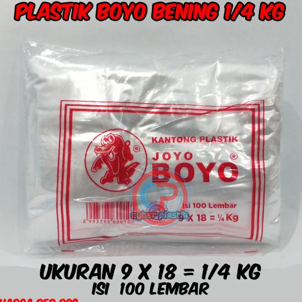 PLASTIK BOYO BENING 1/4